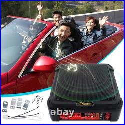 1000 Watts 12inch Ultra Slim Compact Active Car Underseat Subwoofer Amplifier UK