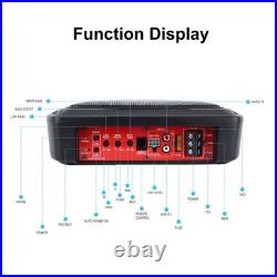 1000 Watts 12inch Ultra Slim Compact Active Car Underseat Subwoofer Amplifier UK