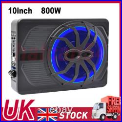 10In 800W Under Seat Powered Car Subwoofer withBluetooth and Colorful Mood Lights 10In 800W Under Seat Powered Car Subwoofer withBluetooth and Colorful Mood Lights