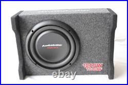 10 1200W 25cm Car Truck Van Shallow Slim Loaded Boom Bass box Audio Subwoofer