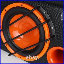 10'' 4200W Active Car Bass Box Audio Trunk Box Subwoofer Sub Speaker Amplifier