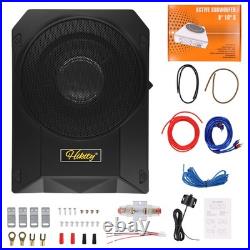 10'' 600W Active Underseat Car Bass Box Audio Subwoofer Speaker Amplifier 12V