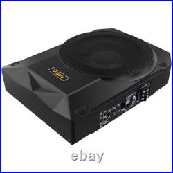 10'' 600W Active Underseat Car Bass Box Audio Subwoofer Speaker Amplifier 12V
