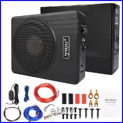 10'' 600W Car Subwoofer Active Underseat Bass Box Audio Sub Speaker Amplifier UK