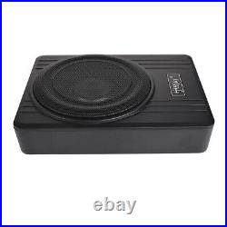 10'' 600W Car Subwoofer Active Underseat Bass Box Audio Sub Speaker Amplifier UK