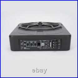 10'' 800W LED Car Subwoofer Under-Seat Sub Woofer Speaker Stereo Slim Amplifier
