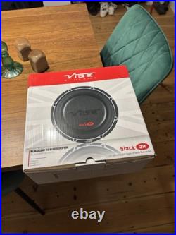 10 900w Vibe Shallow Subwoofer Blackair10d2s-v3 300w Rms Bass Car Audio