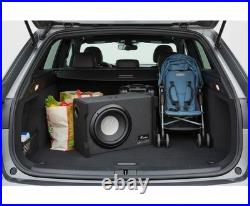 10 Powered Car Subwoofer Box 1300W Ported Enclosure Compact Bass Speaker