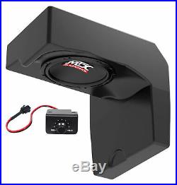 10 Powered Under-Seat MTX Subwoofer+Tower Speakers for 2014-2017 Polaris Ranger