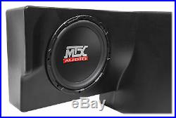 10 Powered Under-Seat MTX Subwoofer+Tower Speakers for 2014-2017 Polaris Ranger