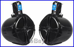 10 Powered Under-Seat MTX Subwoofer+Tower Speakers for 2014-2017 Polaris Ranger