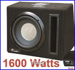 10 inch Active bass amplified active subwoofer box 1600 watts Extreme Bass NEW