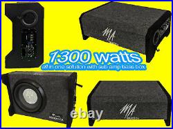 10inch Active ported enclosure subwoofer box 1300w design to fit most small car