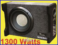 10inch Active ported enclosures subwoofer box 1300w design to fit all car 2020