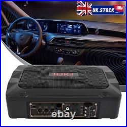11.7'' / 1200W / 12V LED Car Subwoofer Under-Seat Stereo Speaker Slim Amplifier