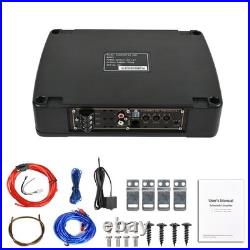 11.7'' / 1200W / 12V LED Car Subwoofer Under-Seat Stereo Speaker Slim Amplifier