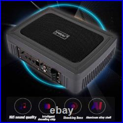 1200W 68 Car Subwoofer Under-Seat Sub Woofer Speaker Stereo Slim Amplifier 4