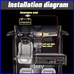 1200W Active Car Subwoofer Under-Seat Sub Woofer Speaker Stereo Slim Amplifier