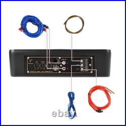 1200W Active Under Seat Car Bass Box Audio Subwoofer Sub Speaker Amplifier HJKJ