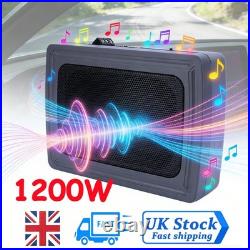 1200W Active Underseat Car Bass Box Audio Subwoofer Sub Speaker Amplifier