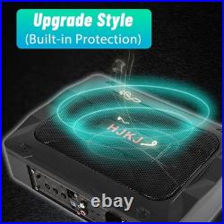 12V 1200W Car Subwoofer Active Underseat Bass Box Audio Sub Speaker Amplifier