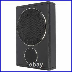 12V 8 Car Subwoofer 800W Active Underseat Bass Box Audio Sub Speaker Amplifier