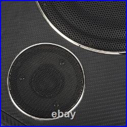 12V 8 Car Subwoofer 800W Active Underseat Bass Box Audio Sub Speaker Amplifier