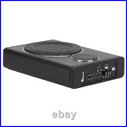 12V 8 Car Subwoofer 800W Active Underseat Bass Box Audio Sub Speaker Amplifier