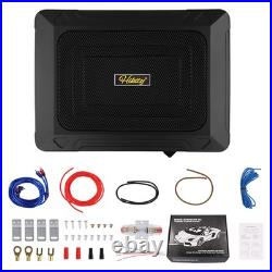 12x8 1000W Car Subwoofer Active Underseat Bass Box Audio Sub Speaker Amplifier