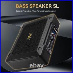 12x8 1000W Car Subwoofer Active Underseat Bass Box Audio Sub Speaker Amplifier