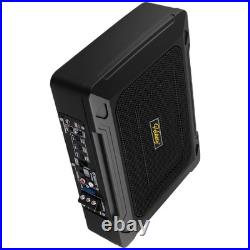 12x8 1000W Car Subwoofer Active Underseat Bass Box Audio Sub Speaker Amplifier
