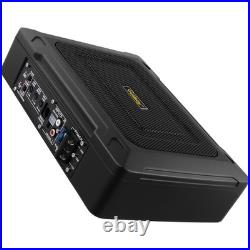 12x8 1000W Car Subwoofer Active Underseat Bass Box Audio Sub Speaker Amplifier