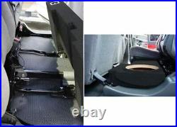 2002-2013 Chevy Avalanche Custom Under Seat Dual 10 Subwoofer Enclosure Sub Box