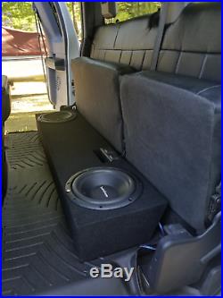 2002-2017 Ford F-250 & F-350 Extended Cab 10 Dual Sub Box Subwoofer Enclosure