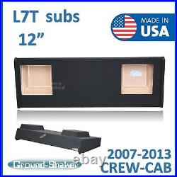 2008 2009 2010 Chevy Silverado Crew Cab 12 Subwoofer Box Enclosure Solo Baric