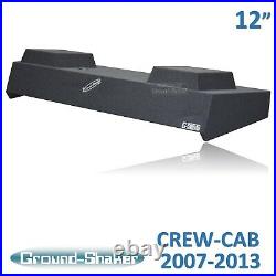 2008 2009 2010 Chevy Silverado Crew Cab 12 Subwoofer Box Enclosure Solo Baric