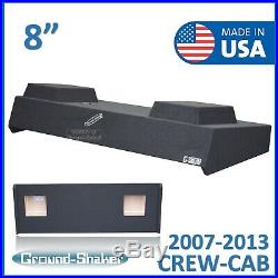 2008 2009 2010 Chevy Silverado Crew Cab 8 Subwoofer Box Enclosure Solo Baric