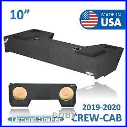 2019-2020 Dodge Ram Crew Cab Truck Sub Box 10 Dual Sealed Subwoofer Enclosure