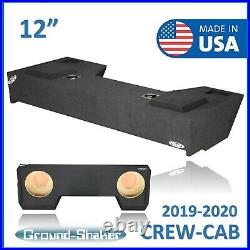 2019-2020 Dodge Ram Crew Cab Truck Sub Box 12 Dual Sealed Subwoofer Enclosure