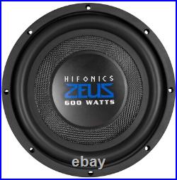 25CM 10 Hifonics Zeus Shallow Mount 600W SUBWOOFER Dual 2 ohm