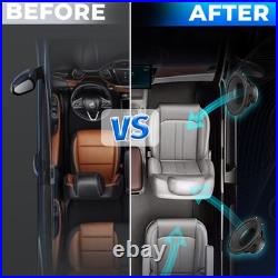 2PCS Active Underseat AUTO Bass Box Audio Subwoofer Sub Speaker Amplifier 1200W