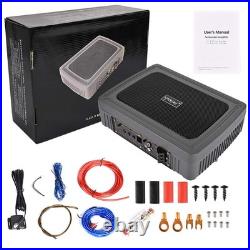 2PCS Active Underseat AUTO Bass Box Audio Subwoofer Sub Speaker Amplifier 1200W