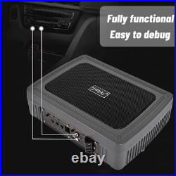 2X High Power Subwoofer Amplifierd Speaker Box 1200W Extreme Bass Box Underseat
