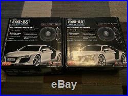 2 x Earthquake SWS-8X shallow mount subwoofer BMW 1 & 3 series fitment
