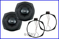 2x Earthquake Sound SWS-8X High Performance Shallow Sub + 1 PAIR Ring Adapters