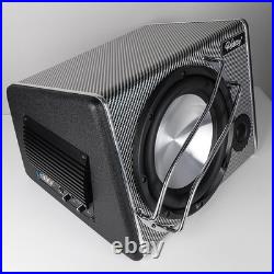 3800W 10 Hikity Active Underseat Car Bass Box Audio Subwoofer Speaker Amplifier