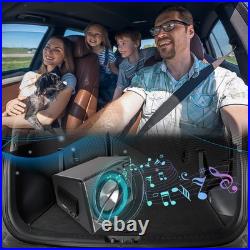 3800W 10 Hikity Active Underseat Car Bass Box Audio Subwoofer Speaker Amplifier