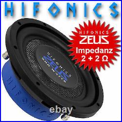 500W 8 Zeus Series Dual 2ohm Shallow Mount FLAT Car audio Subwoofer PERFORMANCE