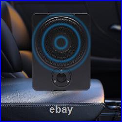600W 8 Under-Seat Powered Subwoofer Sub Bass Speaker Car Truck Audio Slim Kit