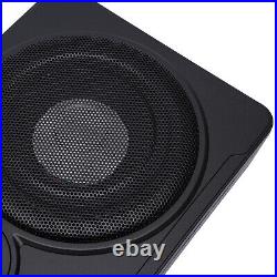 600W 8 Under-Seat Powered Subwoofer Sub Bass Speaker Car Truck Audio Slim Kit